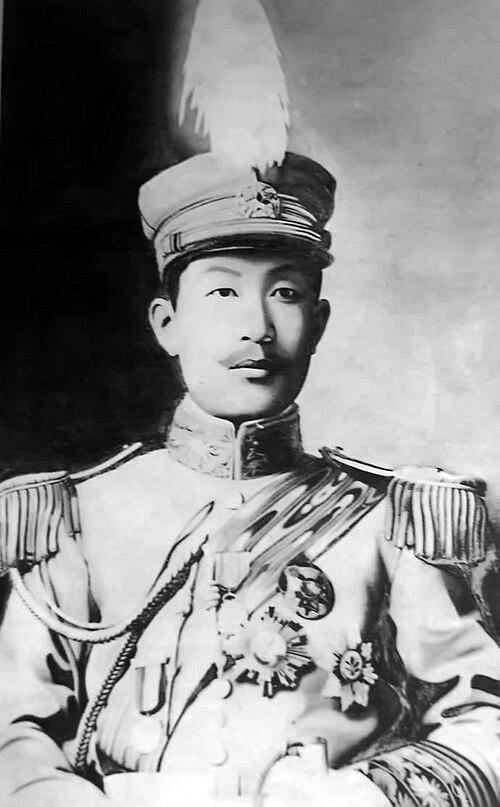 蔡锷历史肖像